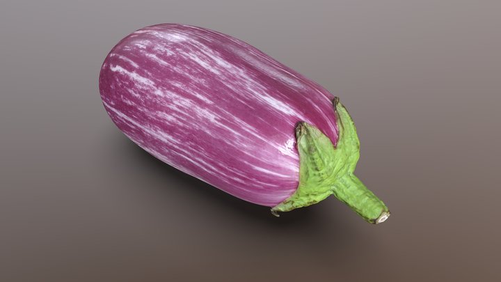 Eggplant 3D Model