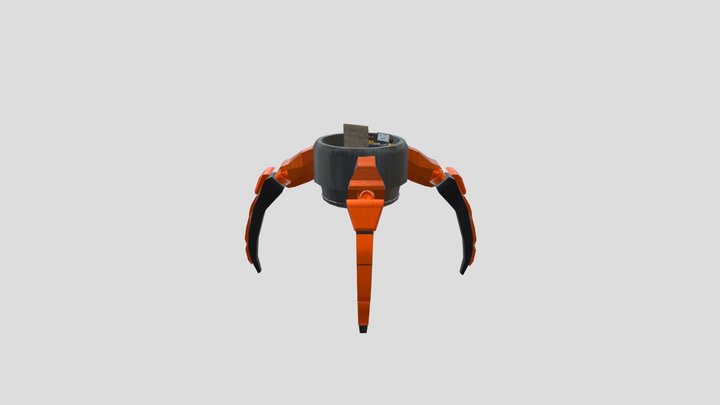 Krab Mech 3D Model