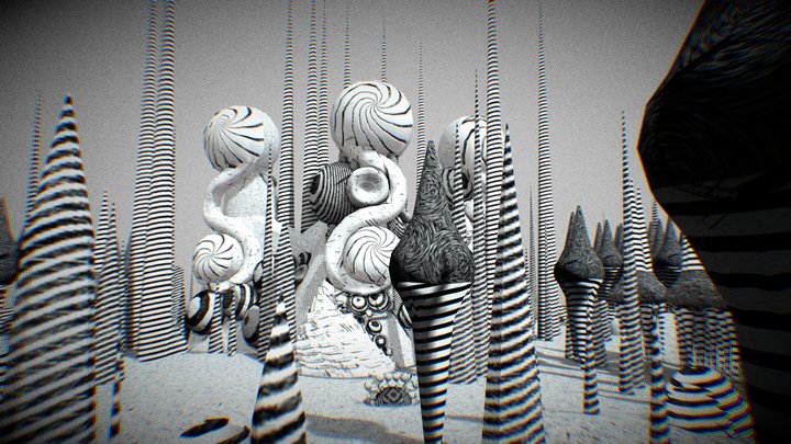 Spiral City-Uzumaki 3D Model