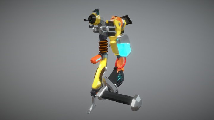 PortalGun 3D Model