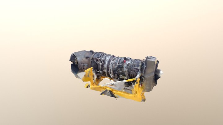 Gnome aero engine 3D Model