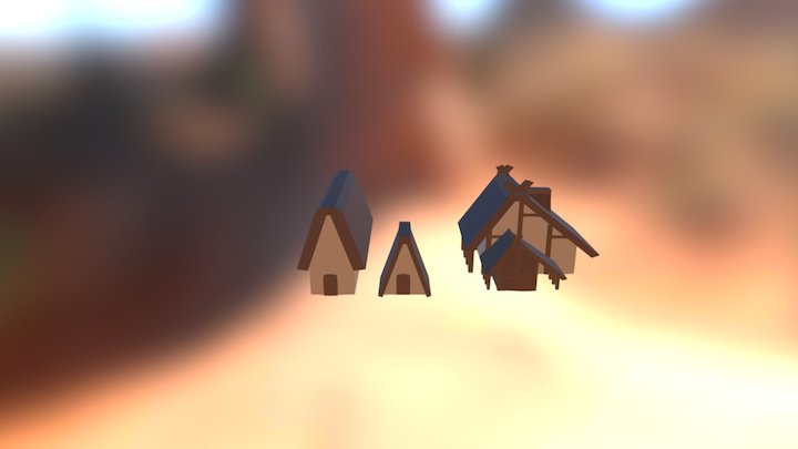 Viking Homes 3D Model
