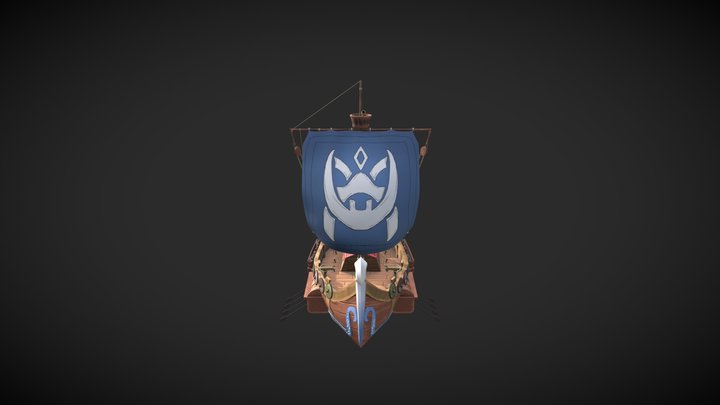 Viking Boat (Re Upload) 3D Model