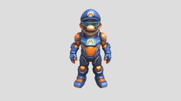 Super Mario 64 Mario Texture Remake - Download Free 3D model by ...