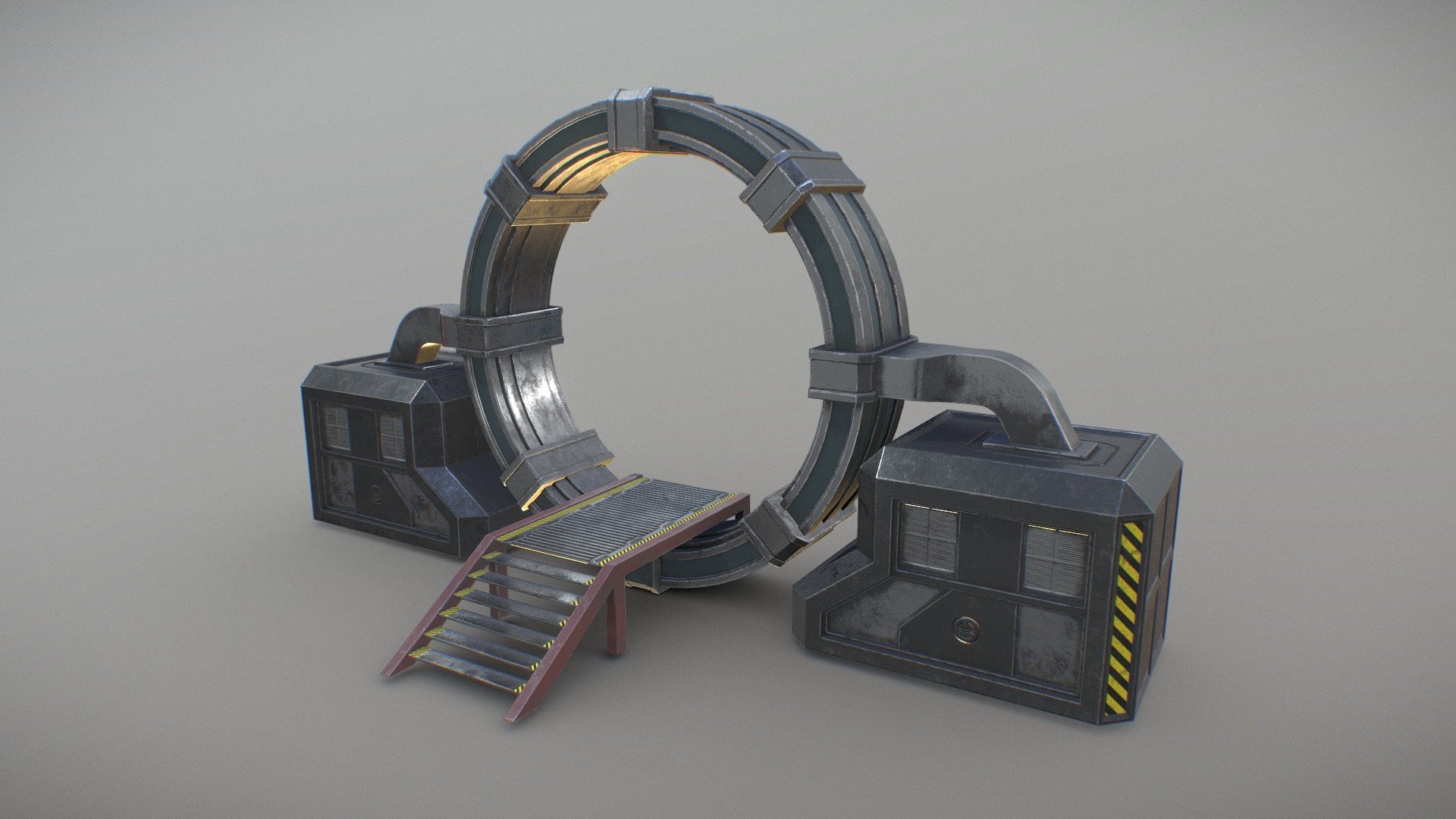 Sci Fi Portal Gateway Download Free 3D Model By Igrium Sam54123 