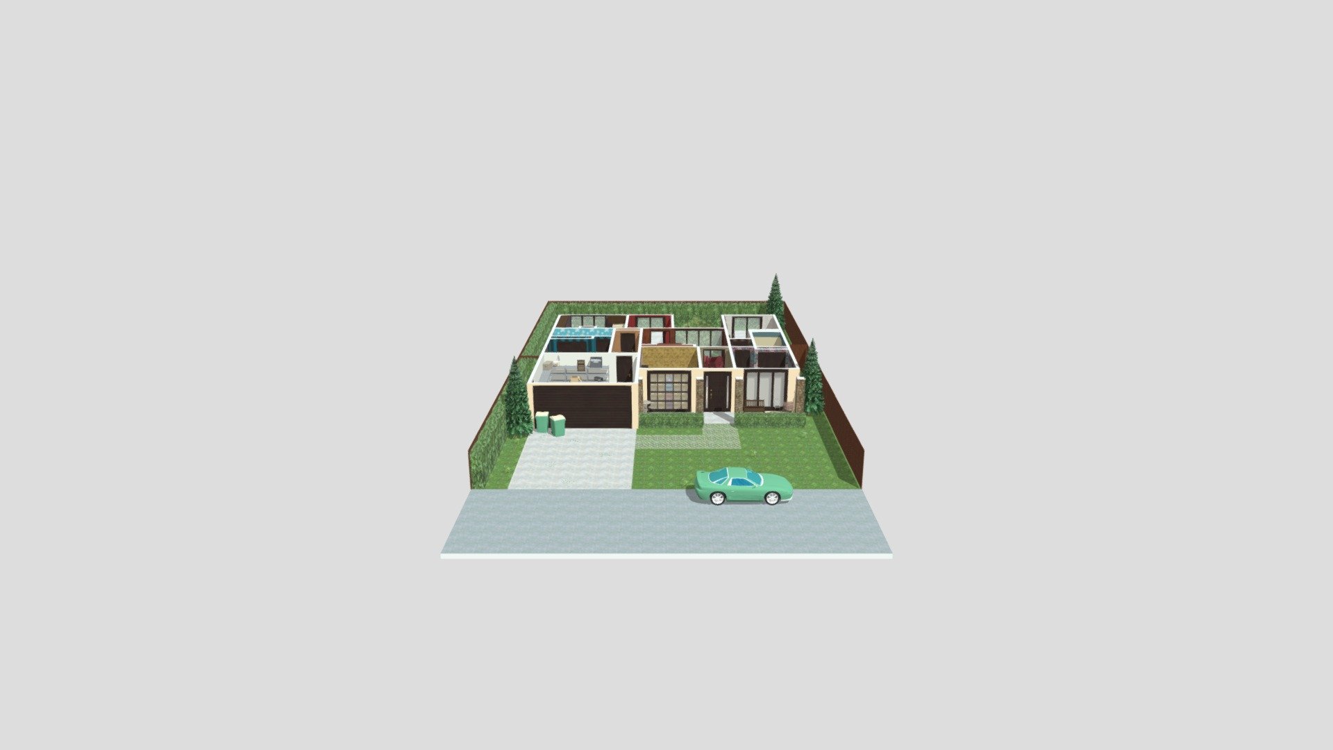 Tree in House flip (Sight Unseen)
