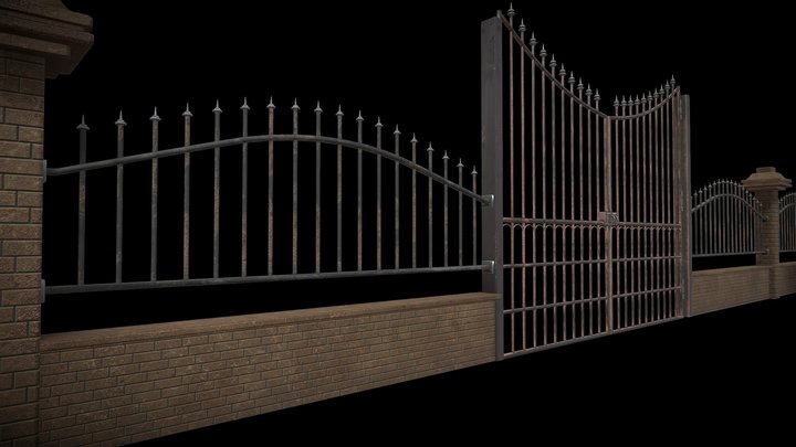 wall door metal - 40MB – Modelo 3D gratuito STL