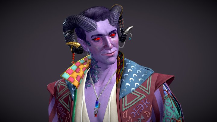 Mollymauk Tealeaf 3D Model