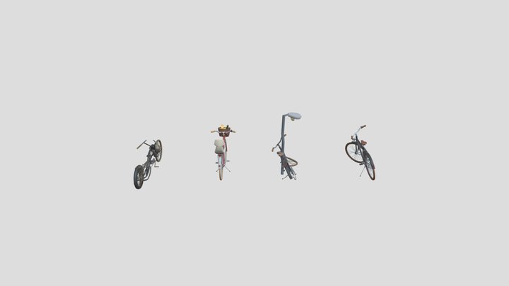 Group Bicycle_HW_XYZ_Secondary_forms 3D Model