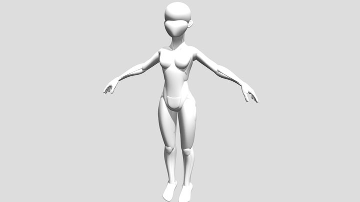 Femaleblockout 3D models - Sketchfab