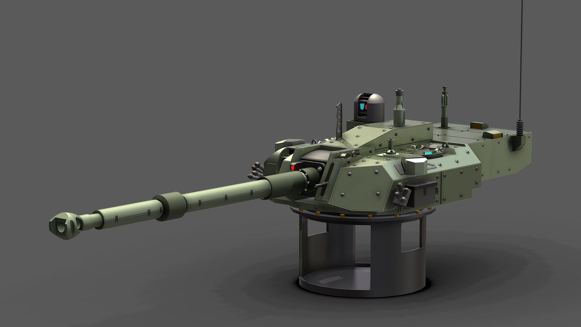 Turret Tank Harimau - Cockerill 105mm - Buy Royalty Free 3D model by ...