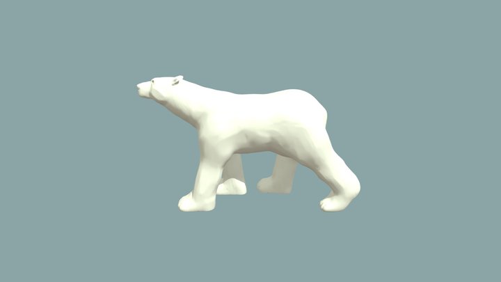 Ice Bear 3D Model
