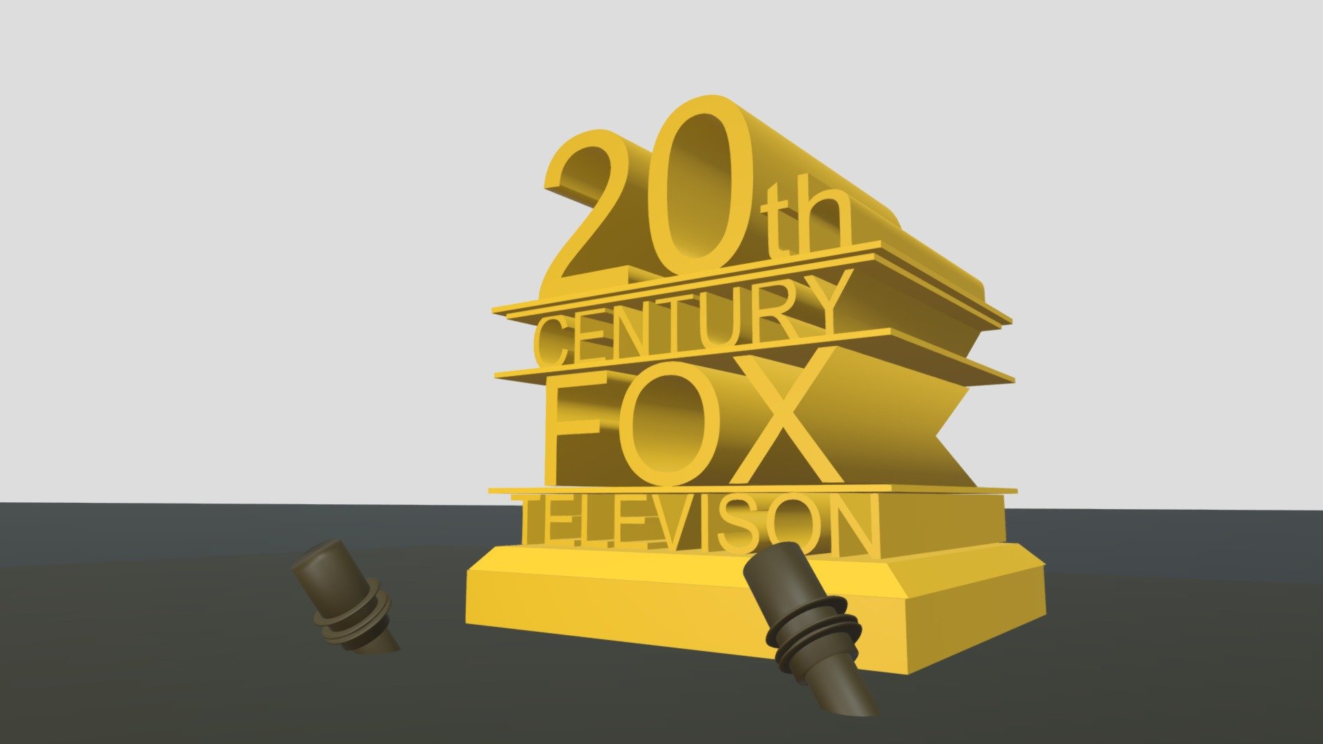 20th Century Fox Television logo - 3D model by demorea_simpson
