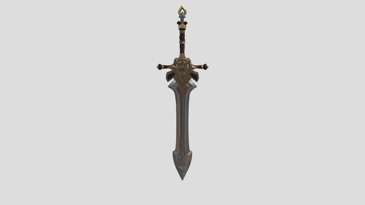 Highly Detailed Sword 3D Model