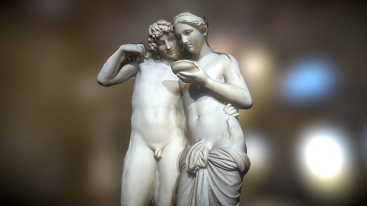 Cupid and Psyche – Free 3D Model STL