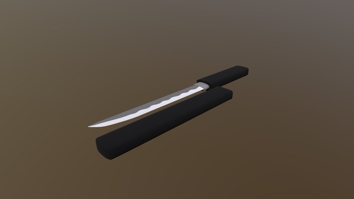 Tanto Knife 3D Model