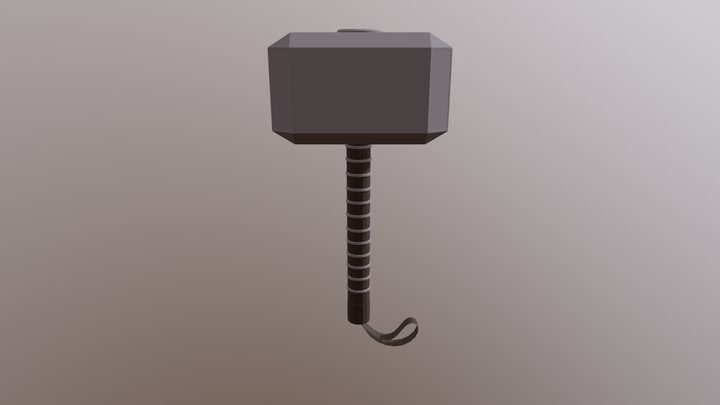 Mjolnir 3D Model