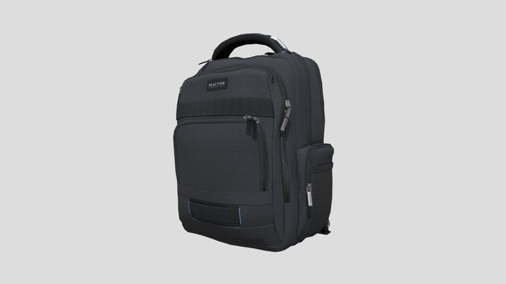 Computer Business Backpack - Black 3D Model