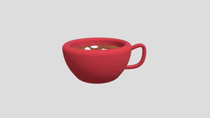 325 Ema Westerfeld Holiday Mug FBX File 3D Model