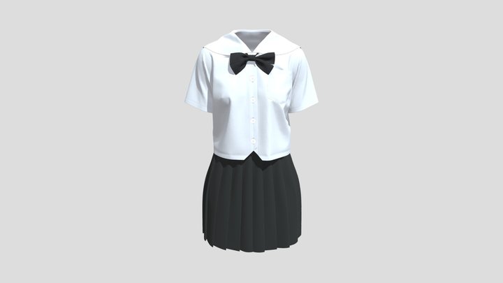 GaoDan School Uniforms 20 3D Figure Assets gaodan