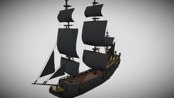 Pirate ship 3D Model