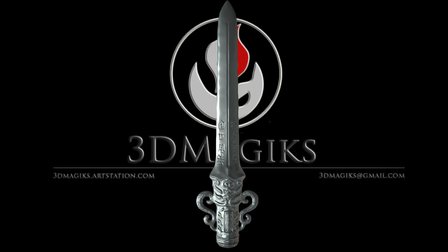 3DMagiks ~ Sky Spear model from the movie Hero 3D Model