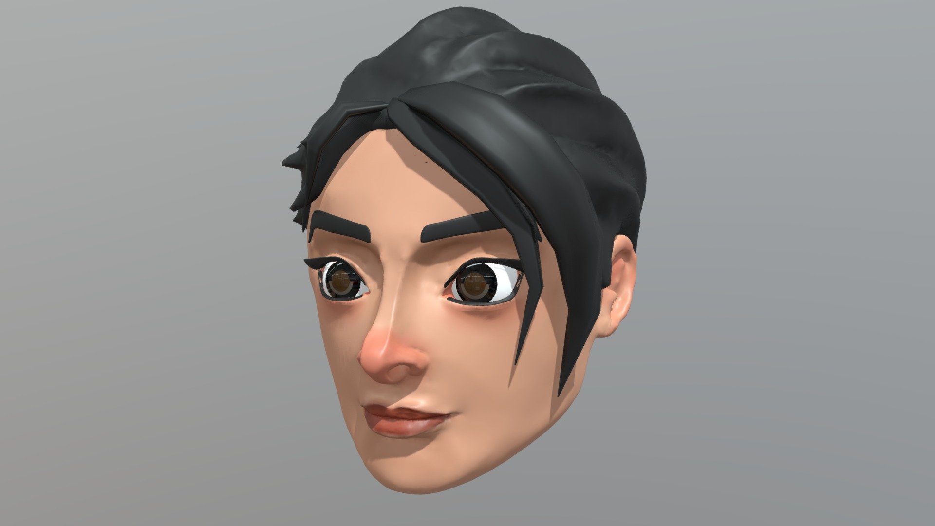 Speed Sculpt Face 4 Cartoon Girl - Download Free 3D Model By Stylo0 ...