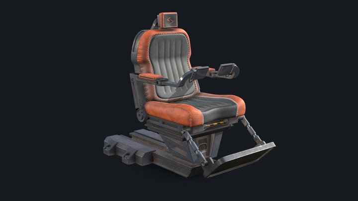 Armchair control center 3D Model
