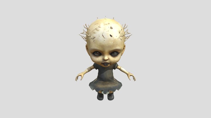 Creepy Doll 3D Model