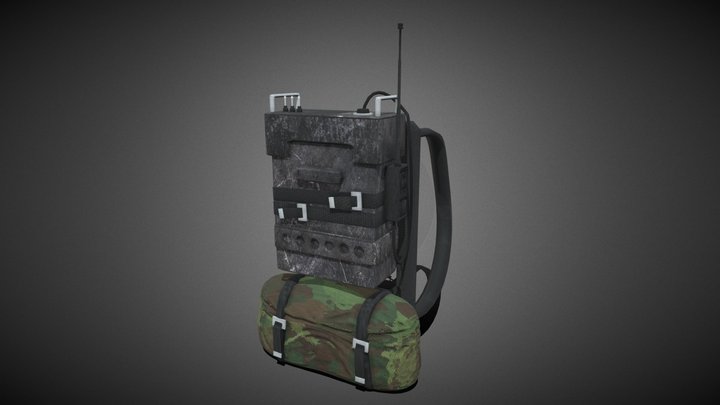 PUBG style jammerpack 3D Model