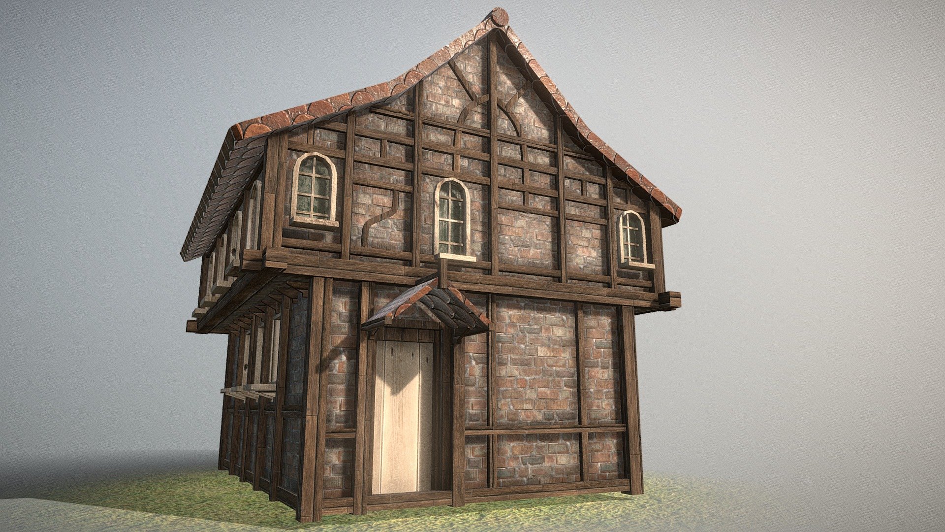 AOT Eren's home (low-poly)
