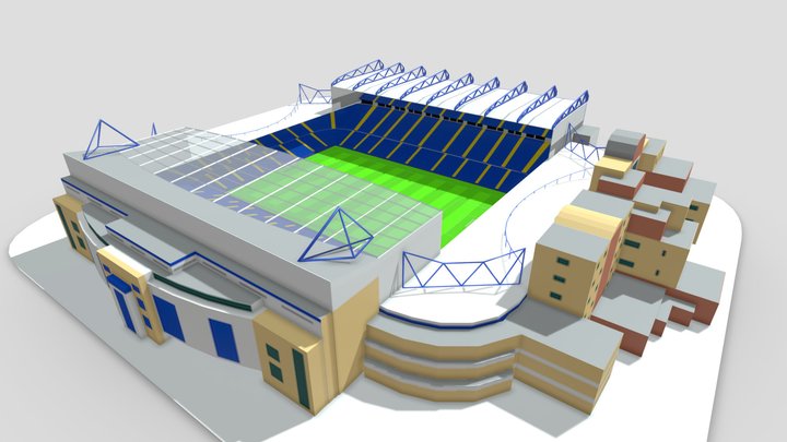 Chelsea - Stamford Bridge Stadium 3D 3D Model