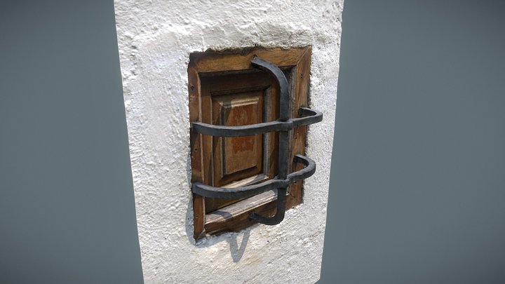Little window at Albaicin Neighborhood, Granada 3D Model