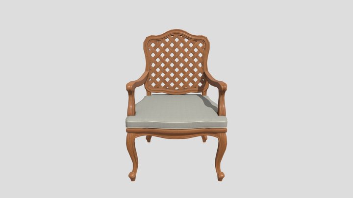 Dining Arm Chair 3D Model