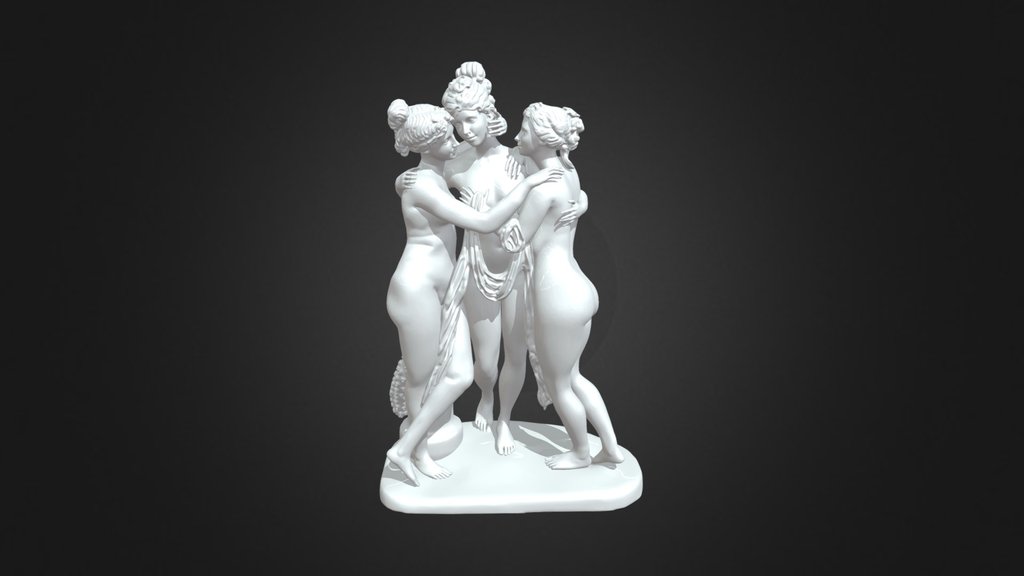 3D Printable The Three Graces