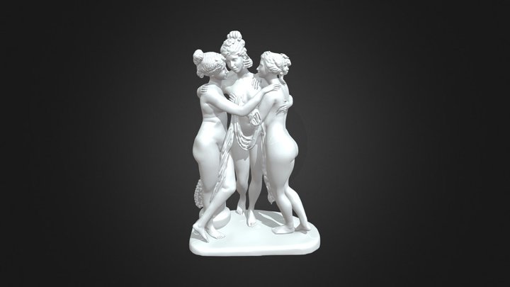 3D Printable The Three Graces 3D Model