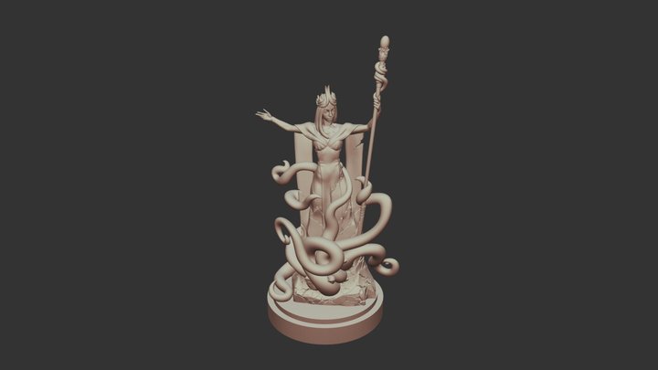 Alabaster Queen Preview 00 3D Model