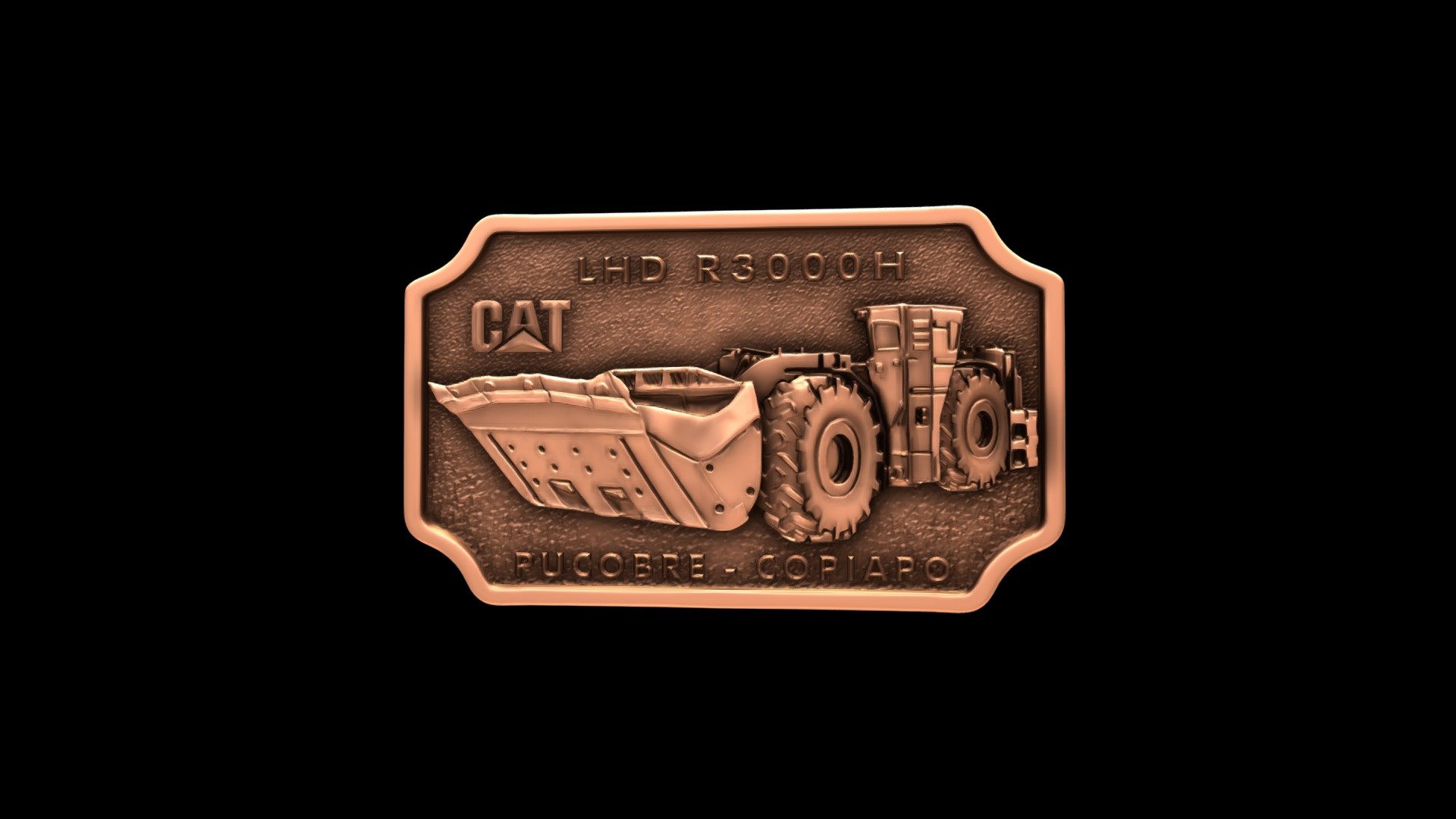 LHD CAT R3000H Pucobre - Copiapo - Buy Royalty Free 3D model by Royal ...