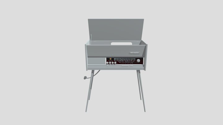 Soviet Radio Vef Radio – Modello 3D gratuito STL