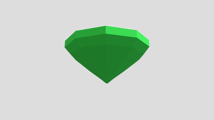 Green Emerald 3D Model