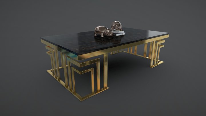 Vasco-B Coffee Table 3D Model