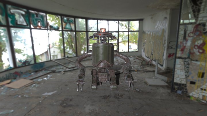Realistic Robot 3D Model