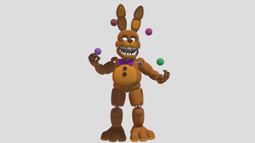 Mini Game Spring Bonnie FNAF 4 by supcatt