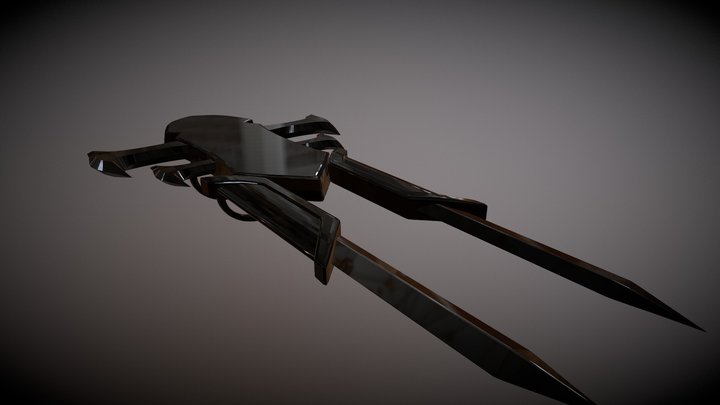 zed's weapon 3D Model