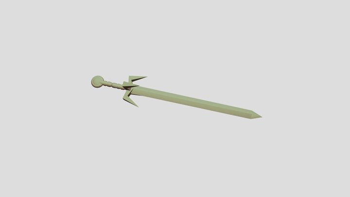 меч 3D Model