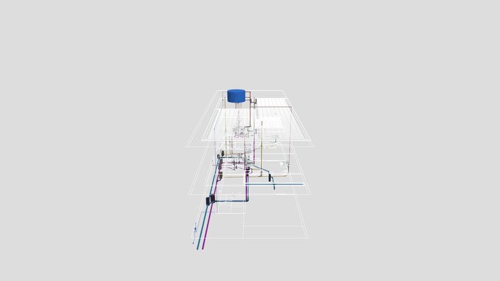 Residência Euroville - Hidrossanitário 3D Model