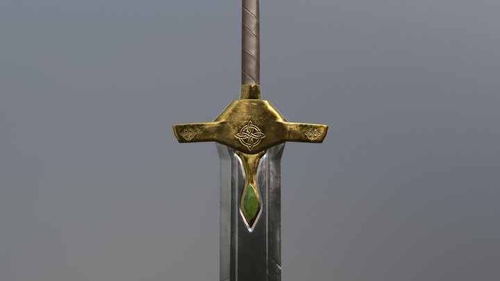 Broken Sword 3D Model
