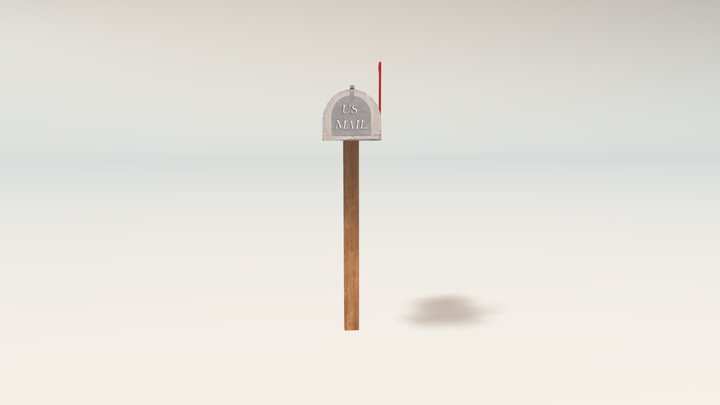 Mailbox Lowpoly Object
