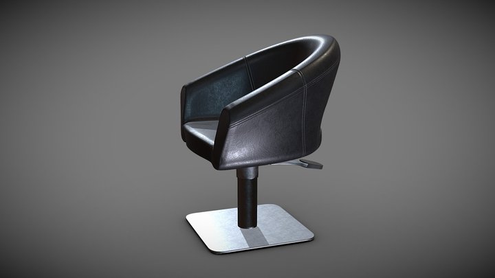 hairdressing chair 3D Model