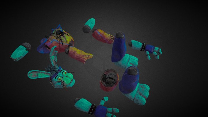 Glamrock Bonnie - Download Free 3D model by Fazer Bear (@fazer-bear)  [dc76ffe]